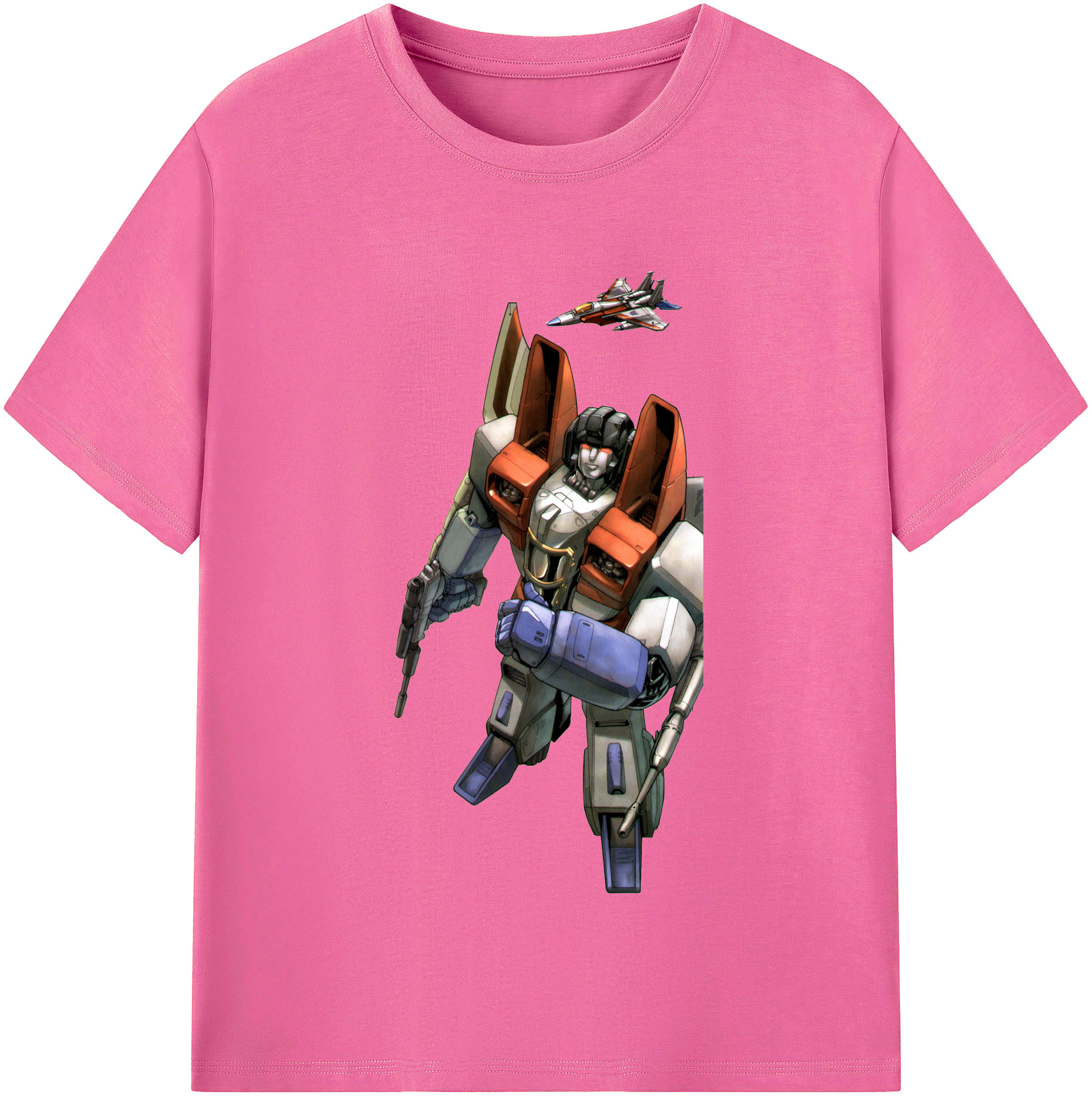 （画像用）  レディースカジュアルプリントTシャツ（綿100％）